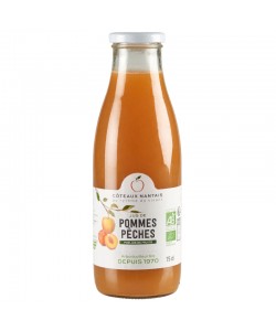 Jus pommes pêches Bio - 75 cL