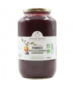 Purée pommes myrtilles Bio - 1,65 kg