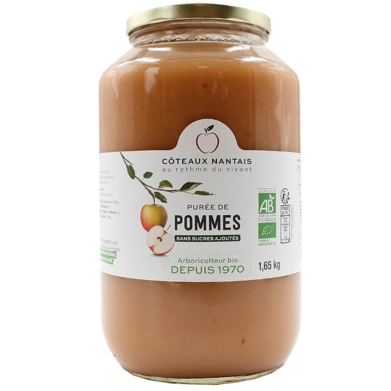 Purée de pommes Bio - 1,65 kg