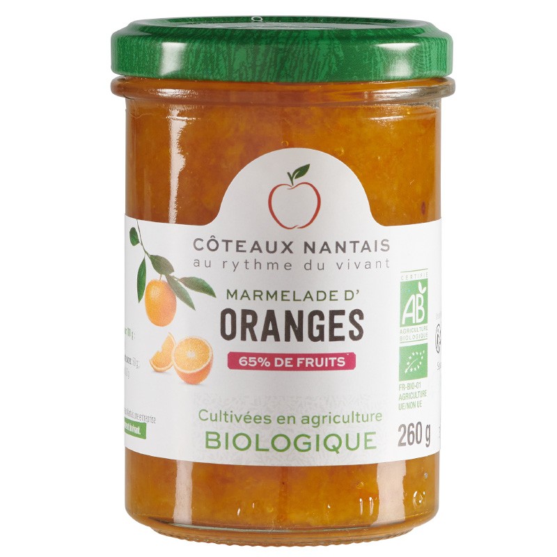 Marmelade d'oranges Bio - 260 g