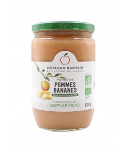 Purée pommes bananes Bio - 630 g